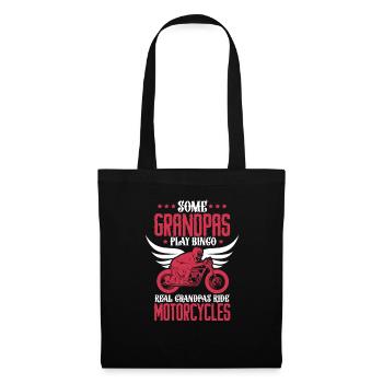 Biker Pensioner - Tote Bag - black - Front