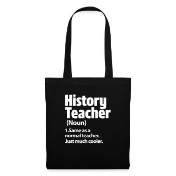 History - Tote Bag - black - Front