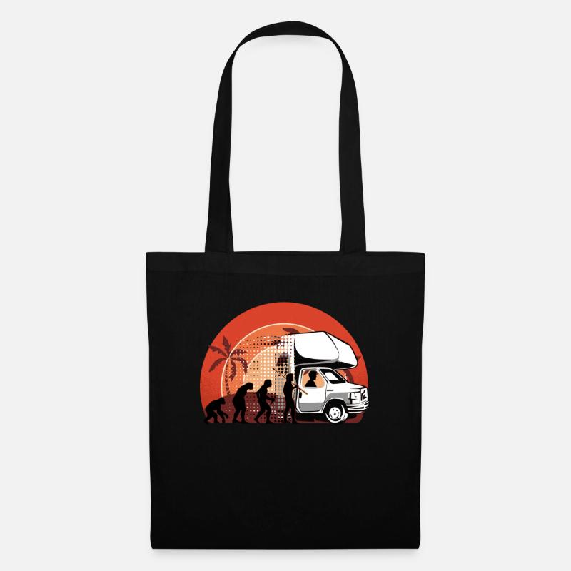 Motorhome Camper - Tote Bag - black