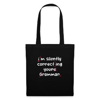 Grammar Teacher - Tote Bag - black - Front