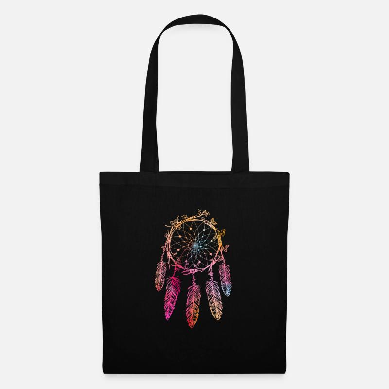 Indianer - Stoffbeutel - Schwarz
