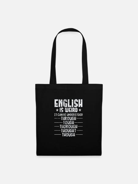 Grammar Teacher English - Tote Bag - black
