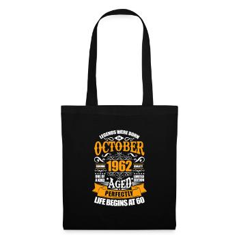 Oktober 1962 - Stoffbeutel - Schwarz - Vorne