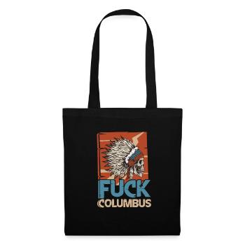 Indien - Sac en tissu - noir - Devant