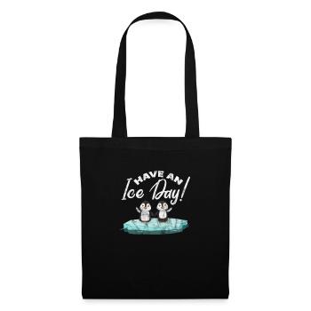 Pingouin - Sac en tissu - noir - Devant