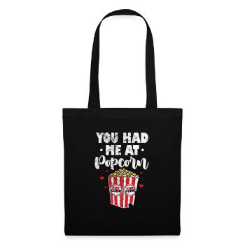 Pop-corn - Sac en tissu - noir - Devant
