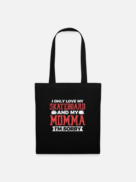 Skateboard Skater Skate Skating Gift - Tote Bag - black