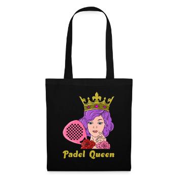 Padel Queen for Padel Tennis Players - Tote Bag - black - Front