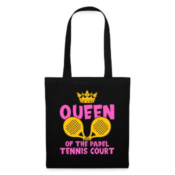 Padel Queen for Padel Tennis Players - Tote Bag - black - Front