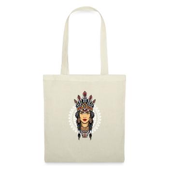 Indianer - Stoffbeutel - Natur - Vorne