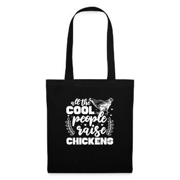 Chicken Farm Poultry Rooster Chickens Gift - Tote Bag - black - Front