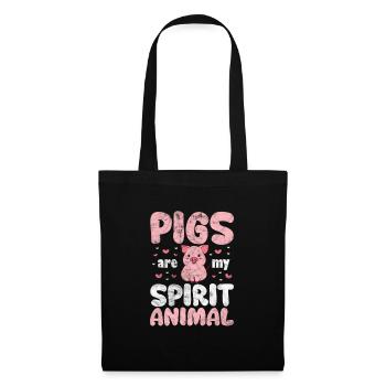 Pig Pig PigLet Sow Pigs Gift - Tote Bag - black - Front