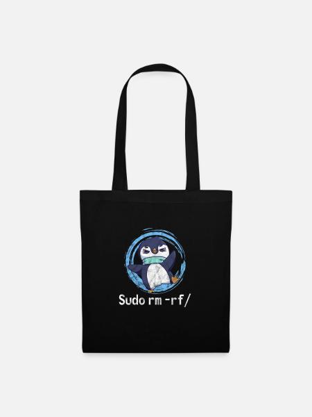 Pingouin - Sac en tissu - noir