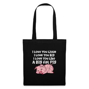Pig Pig PigLet Sow Pigs Gift - Tote Bag - black - Front