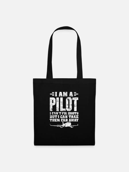 Pilot - Stoffbeutel - Schwarz