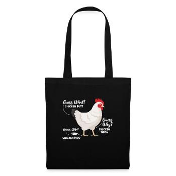Chicken Farm Poultry Rooster Chickens Gift - Tote Bag - black - Front