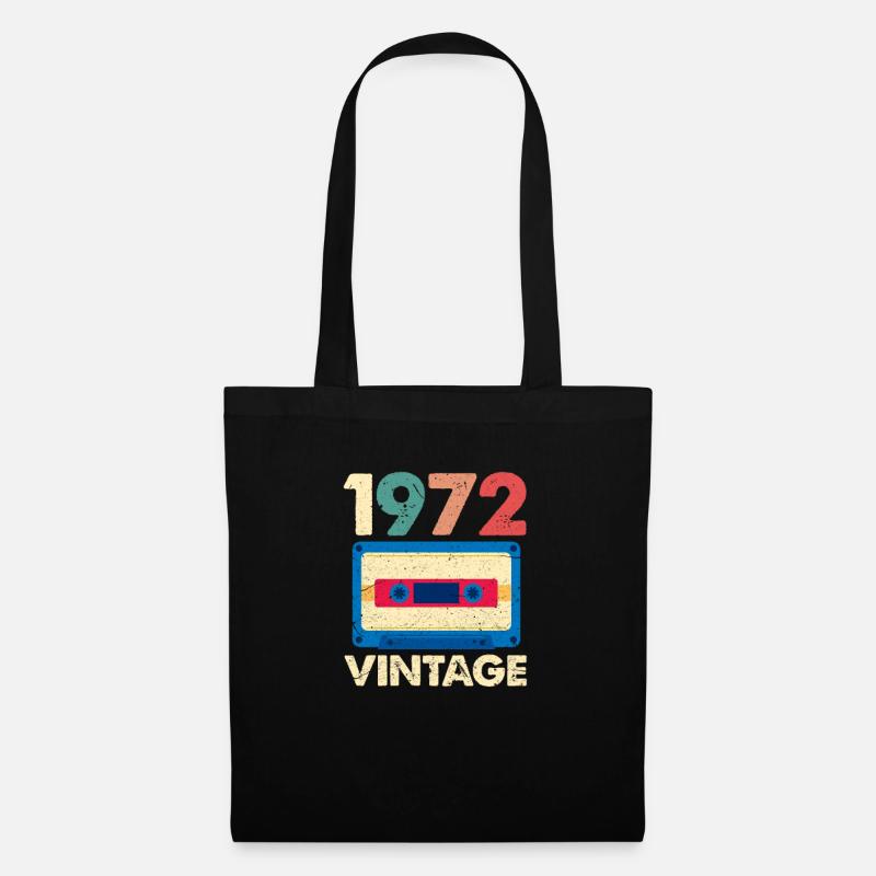 1972 - Sac en tissu - noir
