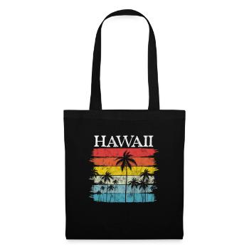 Hawaii Urlaub Aloha Sommer Hawaiian Geschenk - Stoffbeutel - Schwarz - Vorne