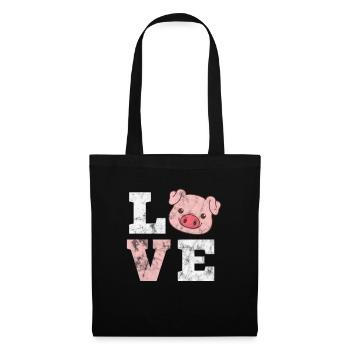 Pig Pig PigLet Sow Pigs Gift - Tote Bag - black - Front