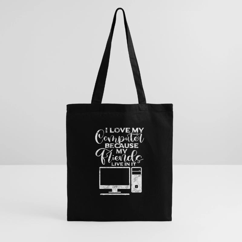 Computer Nerd PC Programmierer Informatik Geschenk Stoffbeutel