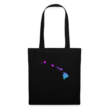 Hawaii Urlaub Aloha Sommer Hawaiian Geschenk - Stoffbeutel - Schwarz - Vorne