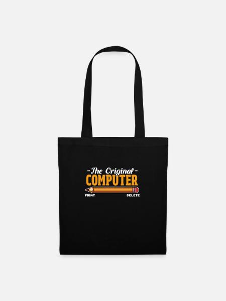 Computer - Stoffbeutel - Schwarz