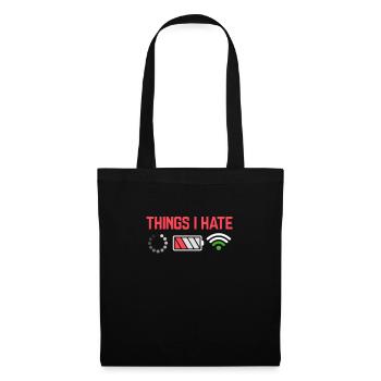 Ordinateur - Sac en tissu - noir - Devant