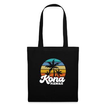 Hawaii - Stoffbeutel - Schwarz - Vorne