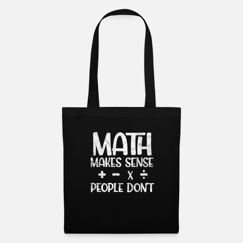 Mathematik - Stoffbeutel - Schwarz