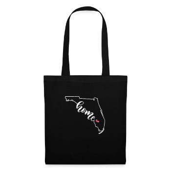 Floride Usa Miami America Cadeau de voyage de vacances - Sac en tissu - noir - Devant