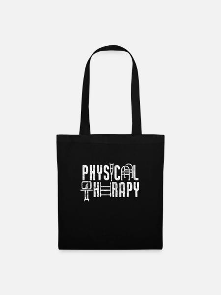 Physiotherapeut Physiotherapie Physio Geschenk - Stoffbeutel - Schwarz