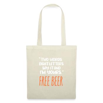 Bière - Sac en tissu - nature - Devant