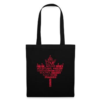 Canada Maple Leaf Flag Canada Vancouver Gift - Tote Bag - black - Front