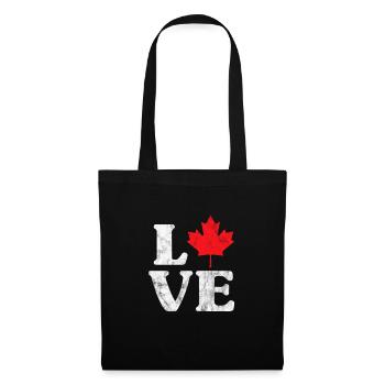Canada Maple Leaf Flag Canada Vancouver Gift - Tote Bag - black - Front