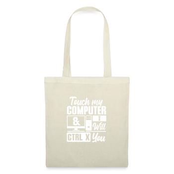 Ordinateur - Sac en tissu - nature - Devant