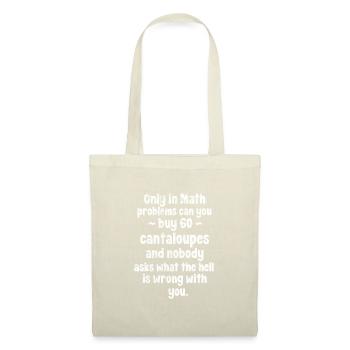 Mathématiques - Sac en tissu - nature - Devant