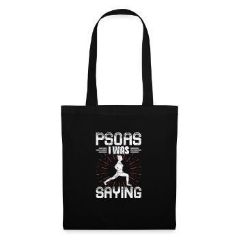 Physiothérapeute Physiothérapie Physio Cadeau - Sac en tissu - noir - Devant