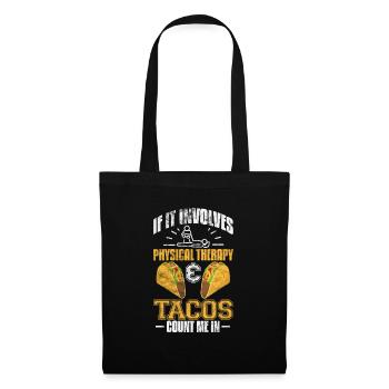Physiothérapeute Physiothérapie Physio Cadeau - Sac en tissu - noir - Devant