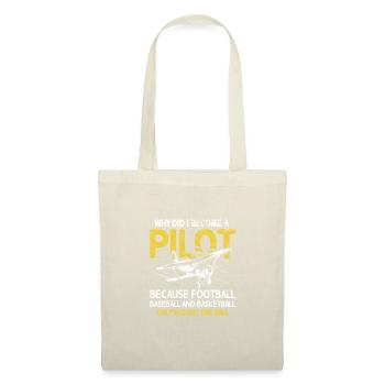 Pilote - Sac en tissu - nature - Devant