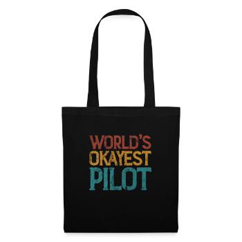 Pilote - Sac en tissu - noir - Devant