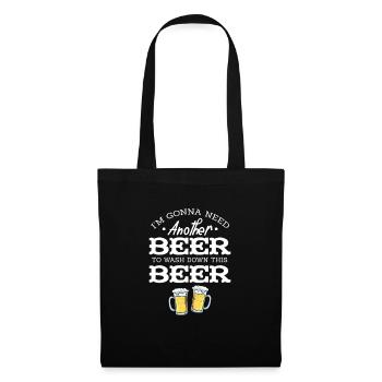 Bière - Sac en tissu - noir - Devant