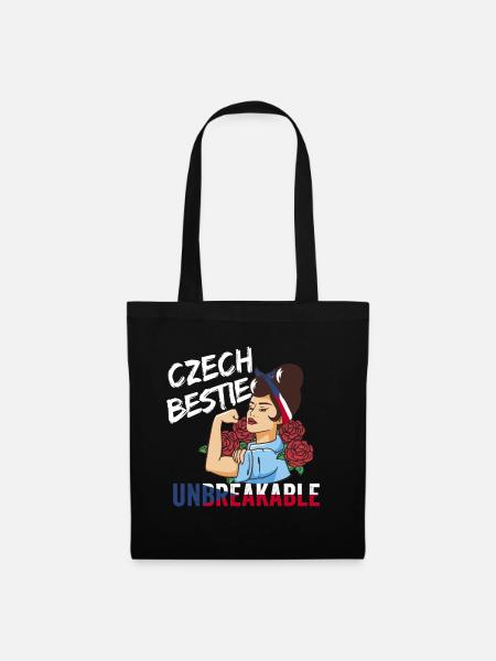 Czech Bestie Heritage Czech Republic Pride - Stoffbeutel - Schwarz