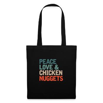 Chicken Poultry Chicken Nuggets Gift - Tote Bag - black - Front