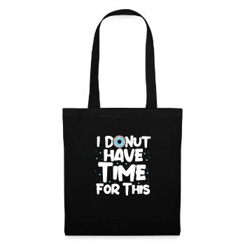 Donut Sweets Donuts Food Baker Gift - Tote Bag - black - Front
