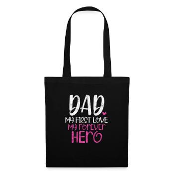 Padre - Bolsa de tela - negro - delante