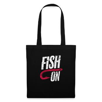 Angler - Stoffbeutel - Schwarz - Vorne