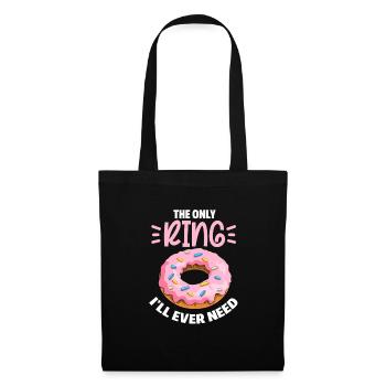 Donut Sweets Donuts Food Baker Gift - Tote Bag - black - Front