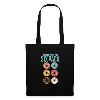 Donut Fitness - Stoffbeutel - Schwarz - Vorne