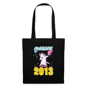 9th Birthday Unicorn - Tote Bag - black - Front