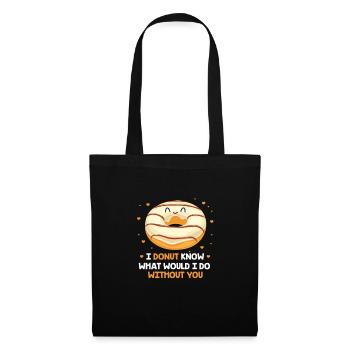 Donut Sweets Donuts Food Baker Gift - Tote Bag - black - Front